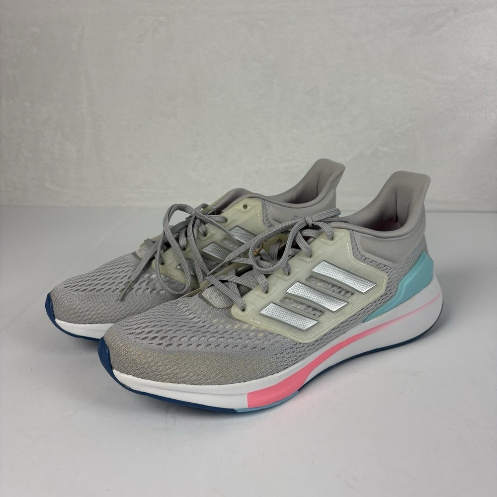 Adidas EQ21 Run Dash Grey Almost Pink Women Size 11 / Men's 9.5